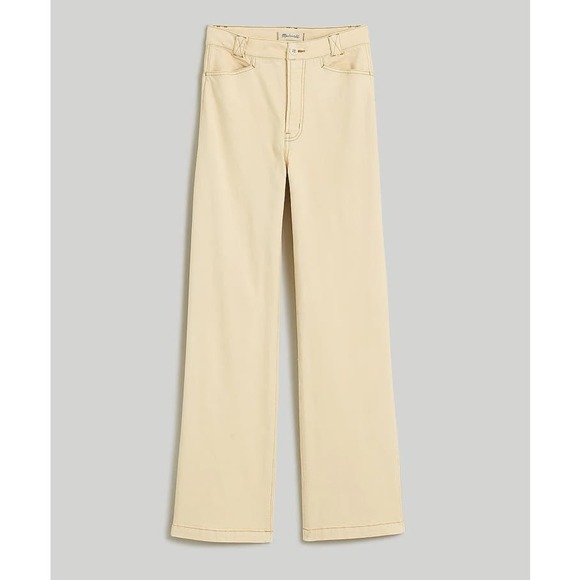Madewell Pants Womens 26P Emmett Wide Leg High Rise Full Length - Picture 5 of 8